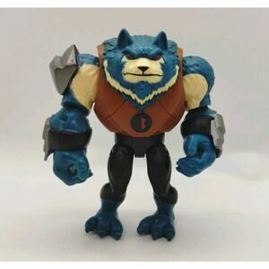Cartoon Network Ben 10 Action Figure Bashmouth Blue Wolf Without Tail - 5"